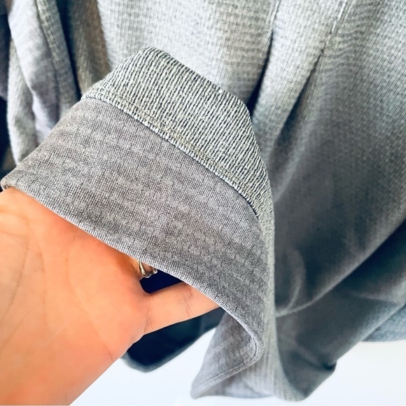 🏕️ REI Co-op Waffle Knit Athletic Fit Hoodie – Men’s XL Gray Pullover - Picture 8 of 12
